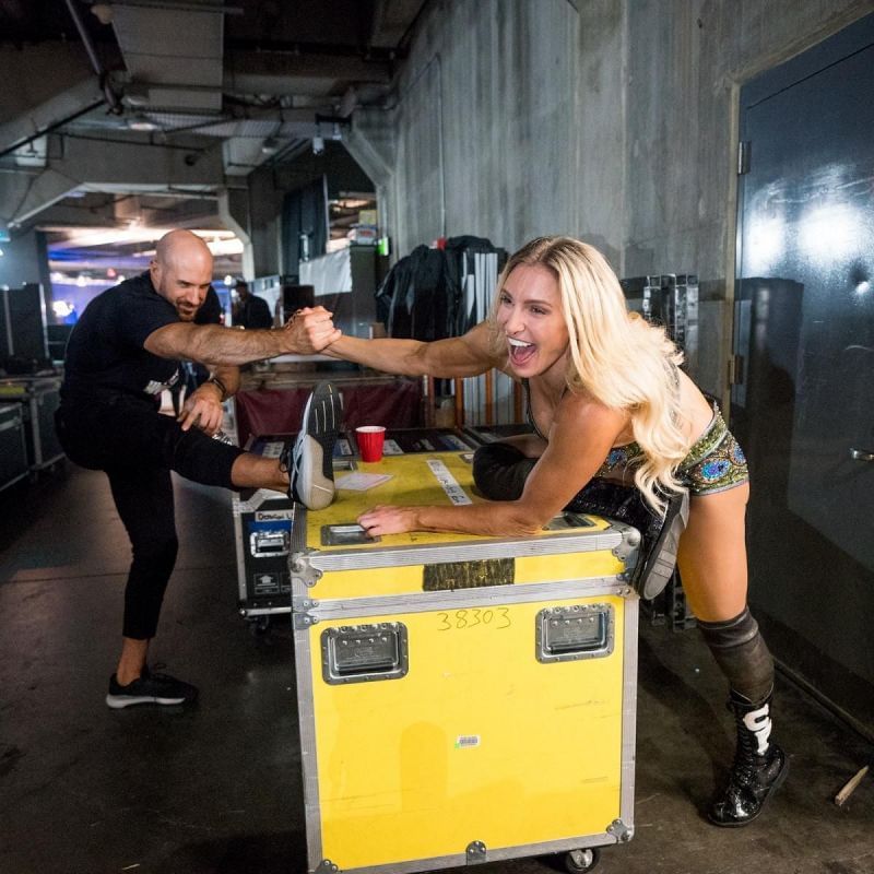 Cesaro and Charlotte