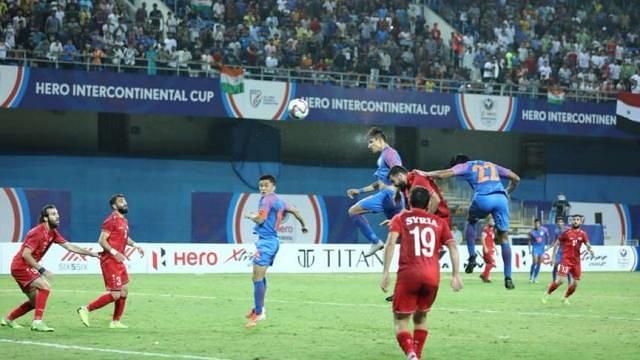 Narender Gahlot became the first player born in the 21st century to score for India in an international game