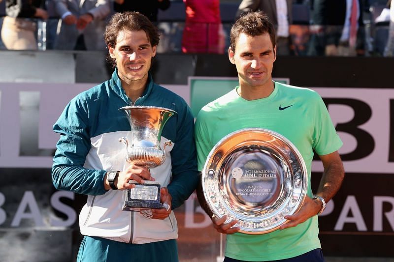 Federer comes up second best in a third-straight Rome final, in 2013 against Nadal