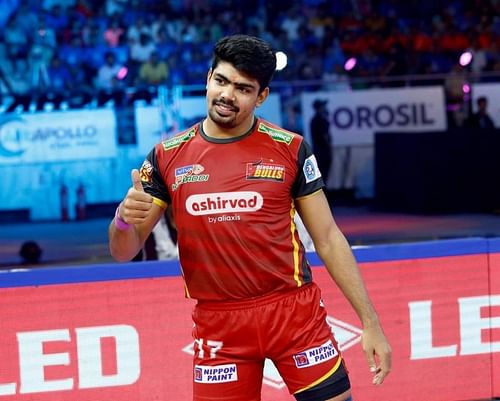 Pawan Sehrawat created history against the Haryana Steelers