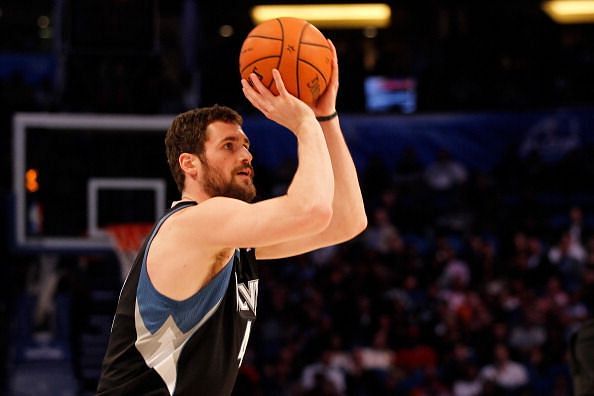 Kevin Love previously played for the Timberwolves between 2008 and 2014
