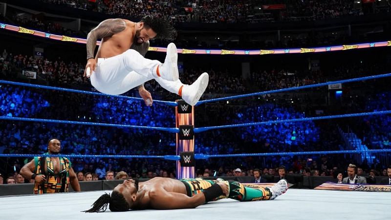 The Usos and The New Day were the faces of the SmackDown Live tag team division