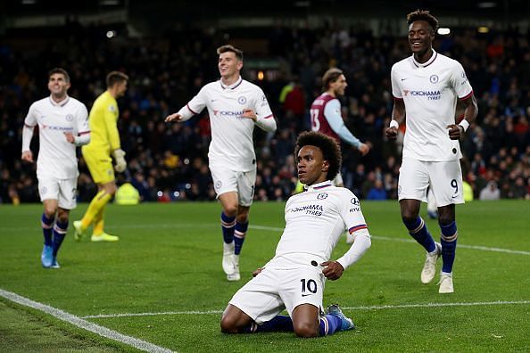 Willian&#039;s well-taken goal put the result way beyond doubt