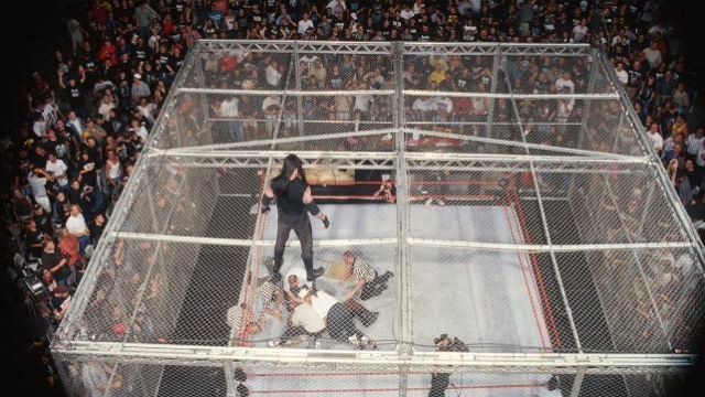 Mankind put his body in terrible danger in the second-ever Hell in a Cell match.