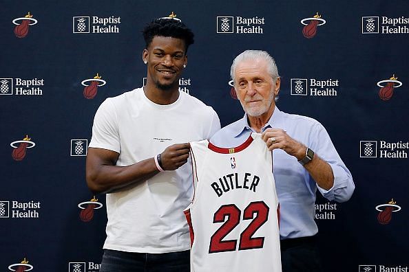 Jimmy Butler enters the season with little help on the Heat roster