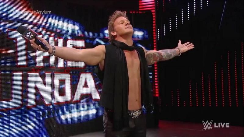 Chris Jericho&#039;s character once wore a scarf on WWE TV
