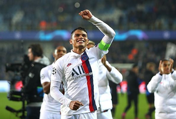 Thiago Silva was quietly brilliant as PSG kept their third successive Champions League clean sheet