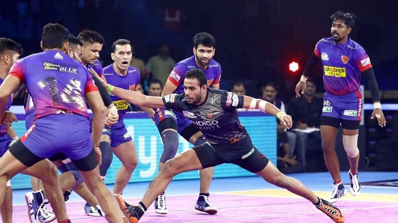 U Mumba and Dabang Delhi K.C. played out a thrilling tie in Greater Noida