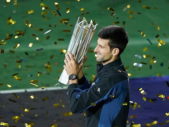 2018 Rolex Shanghai Masters champion- Novak Djokovic