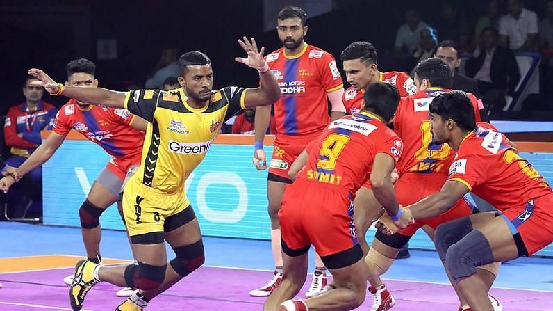 Telugu Titans defeated UP Yoddha in their final match of PKL 2019