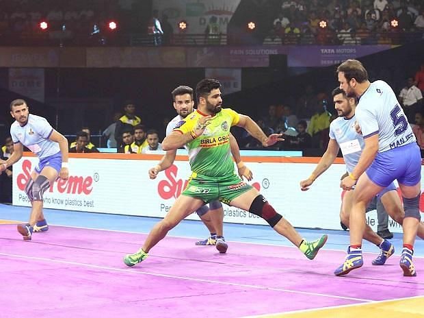 Pardeep Narwal became the first kabaddi player to reach the 1000-point mark