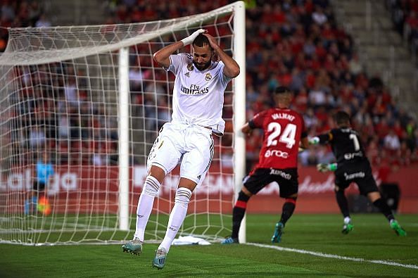 Benzema came closest to equalising for Real Madrid