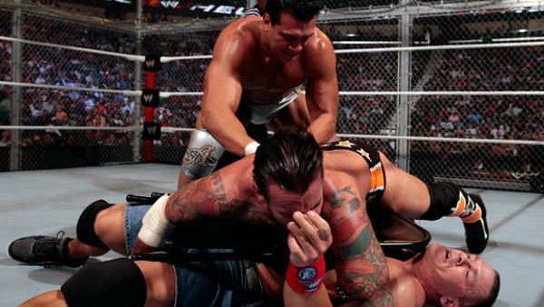 Alberto Del Rio: Won a triple threat Hell in a Cell bout to regain the gold