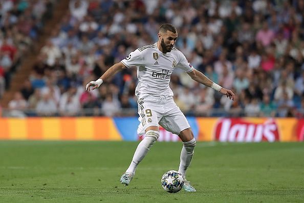 Real Madrid&#039;s Karim Benzema in action