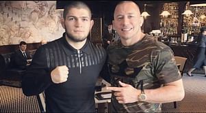 UFC News: Khabib Nurmagomedov issues a sly challenge to Georges St. Pierre on Instagram