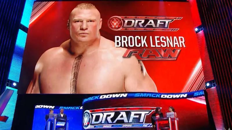 Brock Lesnar was the #8 pick in the 2016 draft