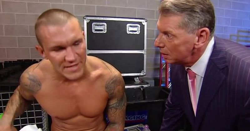 Randy Orton and Vince McMahon.