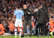Manchester City v Atalanta - Pep Guardiola dishing out instructions