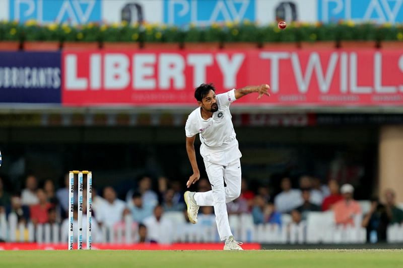 Left-arm tweaker Shahbaz Nadeem had a memorable debut