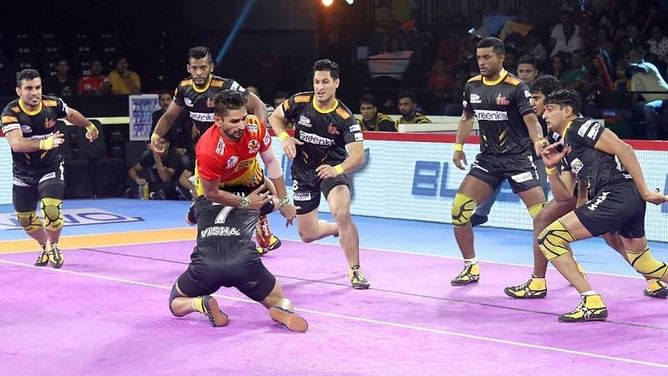 PKL 2019, Gujarat Fortune Giants vs Telugu Titans: Sonu Jaglan's Super 10 leads Gujarat to big win