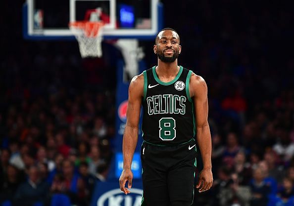 Kemba Walker signed with the Boston Celtics on a four-year, $141 million contract.