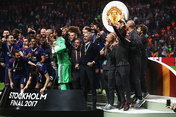 Manchester United won their first UEFA Europa League in the 2016/17 season.