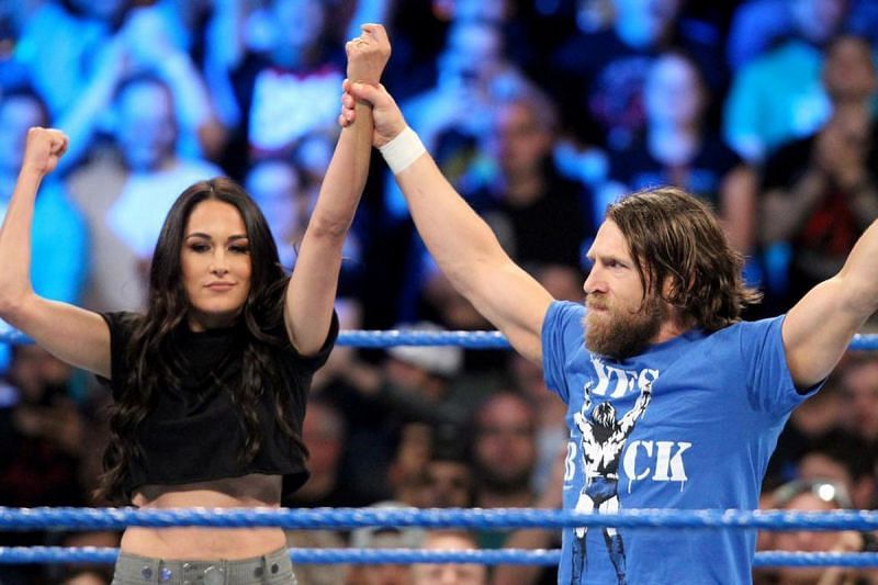 Daniel Bryan and Brie Bella worked together before their relationship began