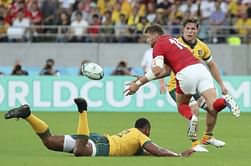 The Latest: Biggar starting for Wales vs Fiji