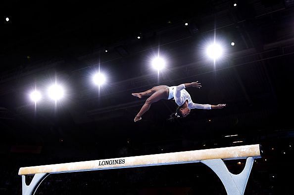 Simeone Biles is now the most decorated World Championship gymnast of all-time.