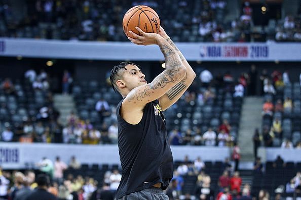 Kyle Kuzma is closing in on a return for the Los Angeles Lakers after missing the offseason through injury