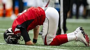 Falcons quarterback Matt Ryan injures ankle in loss to Rams
