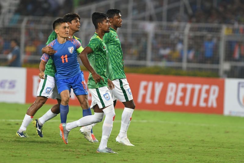 Sunil Chhetri was not allowed room to express himself freely.
