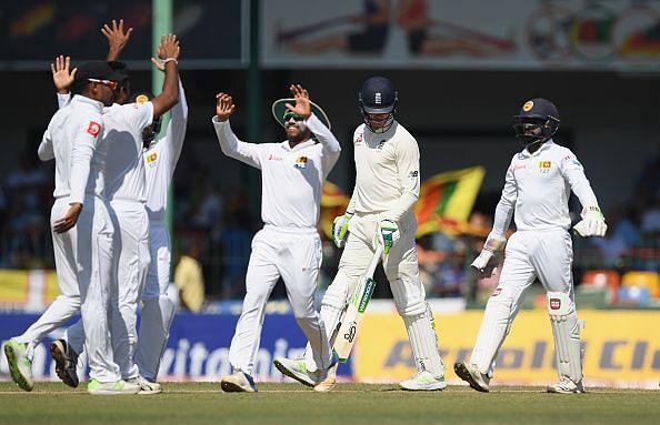 Sri Lanka is at the sixth position in the ICC Test rankings
