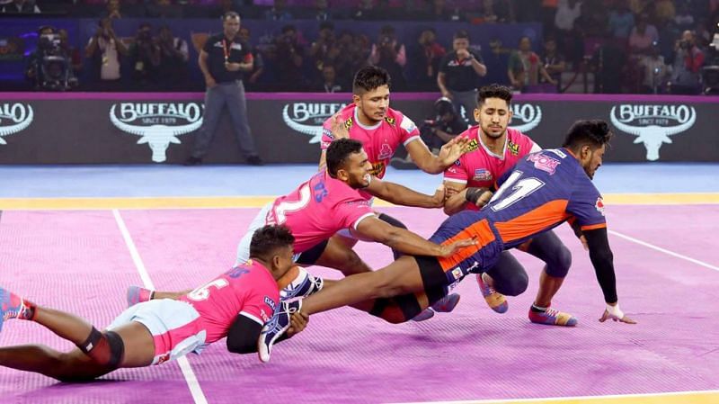 Sandeep Dhull played at the left corner position for Jaipur Pink Panthers