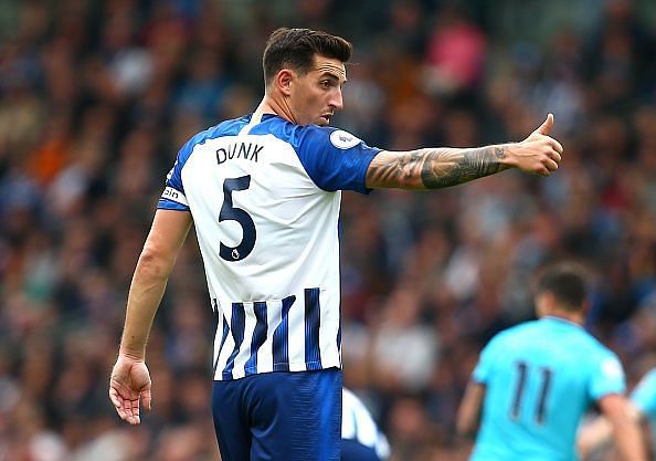 Lewis Dunk has been a rock at the back for Brighton &amp; Hove Albion.