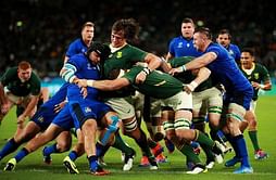 Rugby World Cup 2019: South Africa at the top of the points table after defeating Italy; advances to the quarterfinals