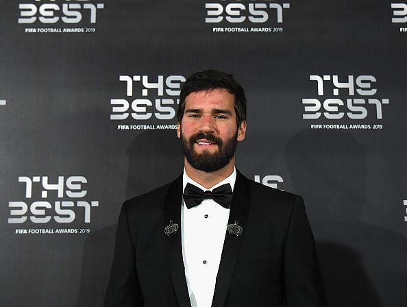 Alisson Becker won the Best Goalkeeper Award at The Best FIFA Football Awards 2019