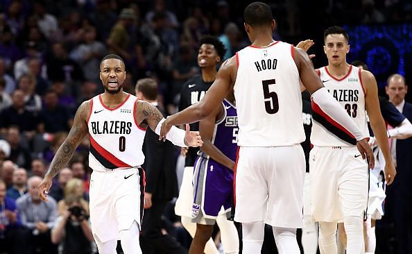 Portland Trail Blazers v Sacramento Kings