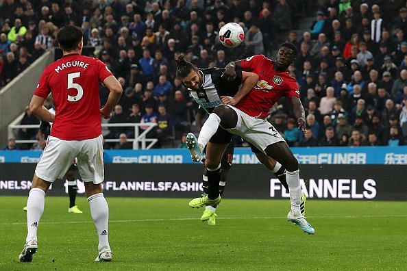 Axel Tuanzebe showed maturity beyond his years against Newcastle United.
