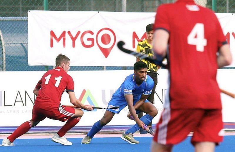 India will play GB in a repeat of the 2018 final Image Courtesy: @sojcup