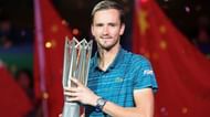 Daniil Medvedev with the Shanghai Masters trophy
