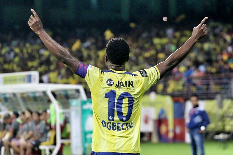 Bart Ogbeche continued from where he left last season by banging in two goals against ATK on the opening night