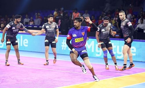 Dabang Delhi and U Mumba finish on a 37-37 deadlock