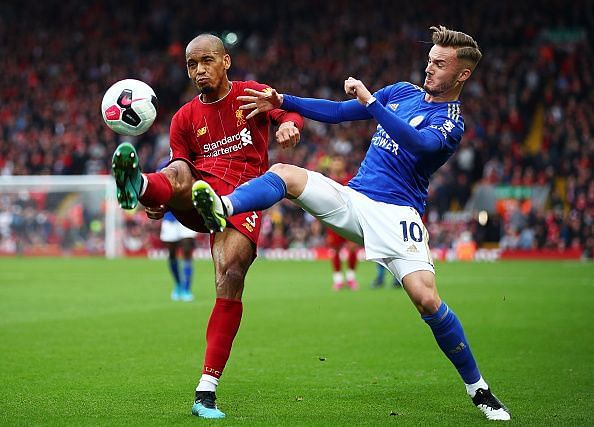 Maddison was well marshalled for a majority of the game by Fabinho.