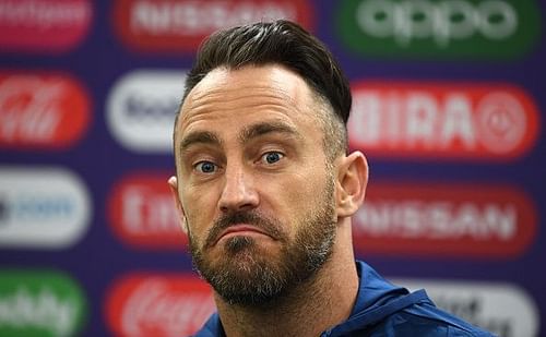 South Africa Test captain Faf du Plessis.
