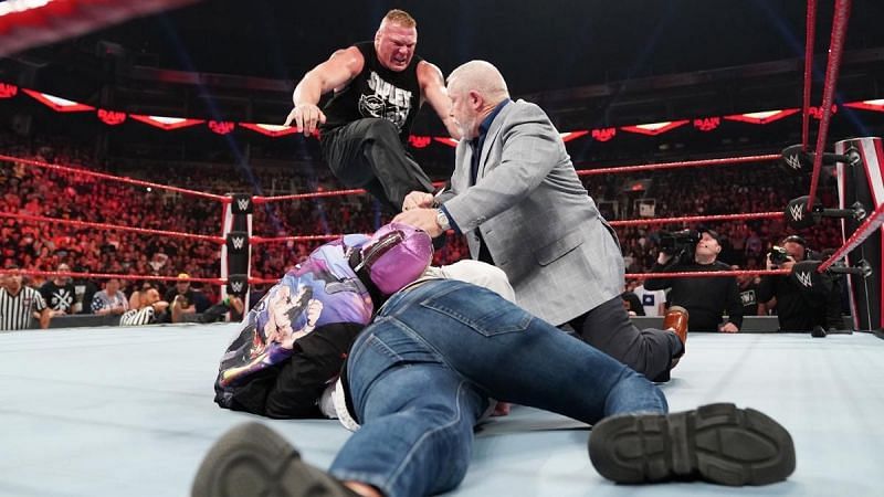 Brock Lesnar was unstoppable.