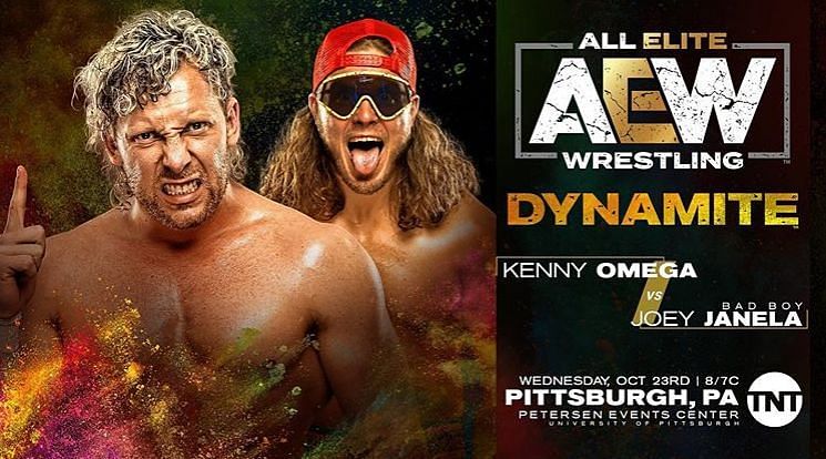 Kenny Omega will be facing Joey Janela in a rematch.