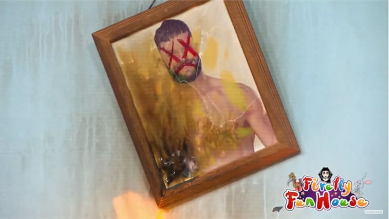 Finn Balor&#039;s picture was a victim in the fire