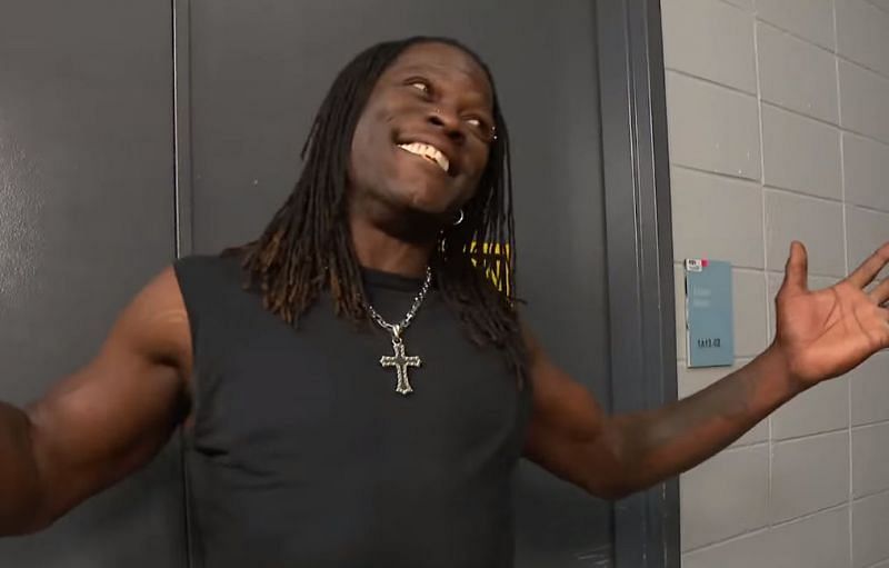 R-Truth on his first day on the SmackDown live roster