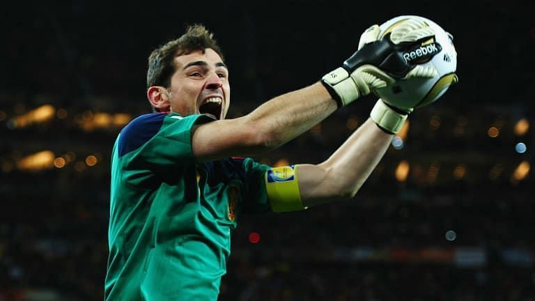 Casillas led Spain to their first ever World Cup title in 2010
